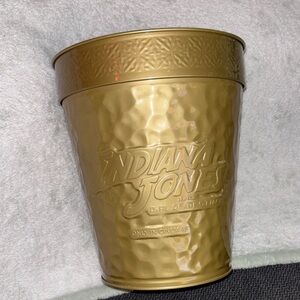 Indiana Jones Gold Metal PopCorn Bucket